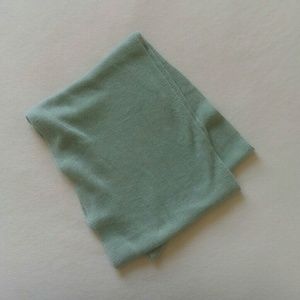 Warm Spring Green Knit Infinite Scarf Neck Warmer